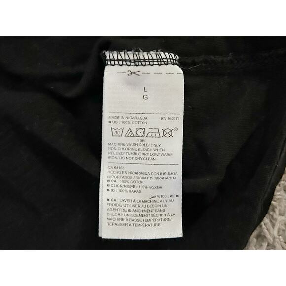 Old Navy Black Crew Neck Watercolor Spongebob T-Shirt Womens Size L - Picture 4 of 7